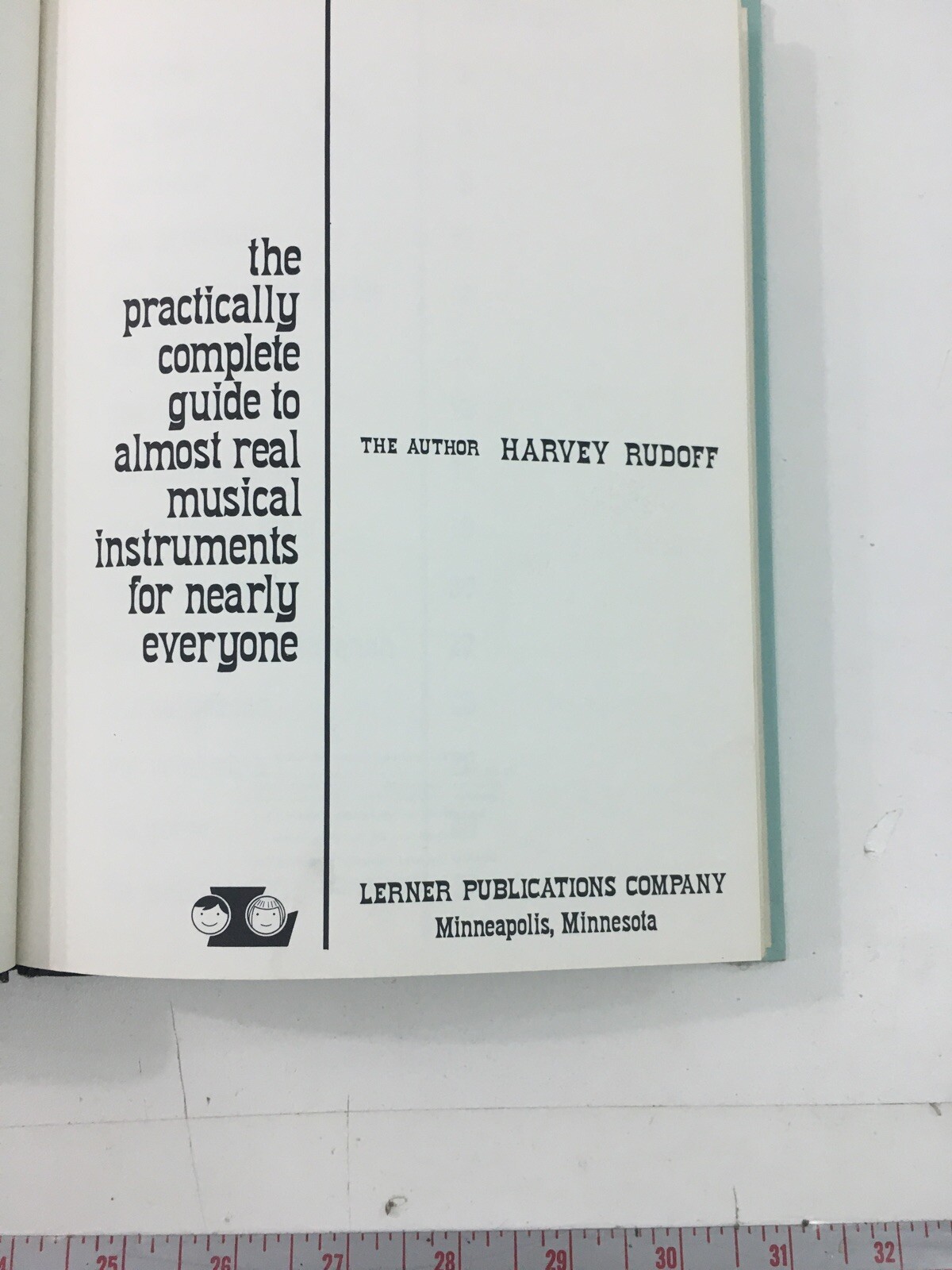 Practically Complete Guide To Almost Real Musical Instruments – Rudoff (1968, HC