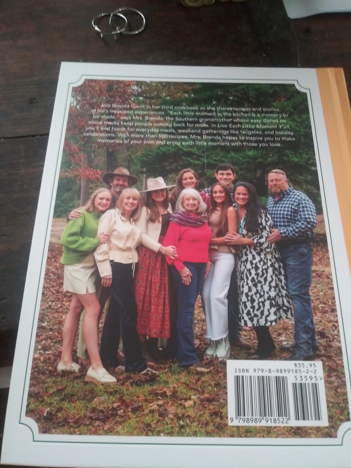 Brenda Gantt Live Each Moment Y’all New Cookbook