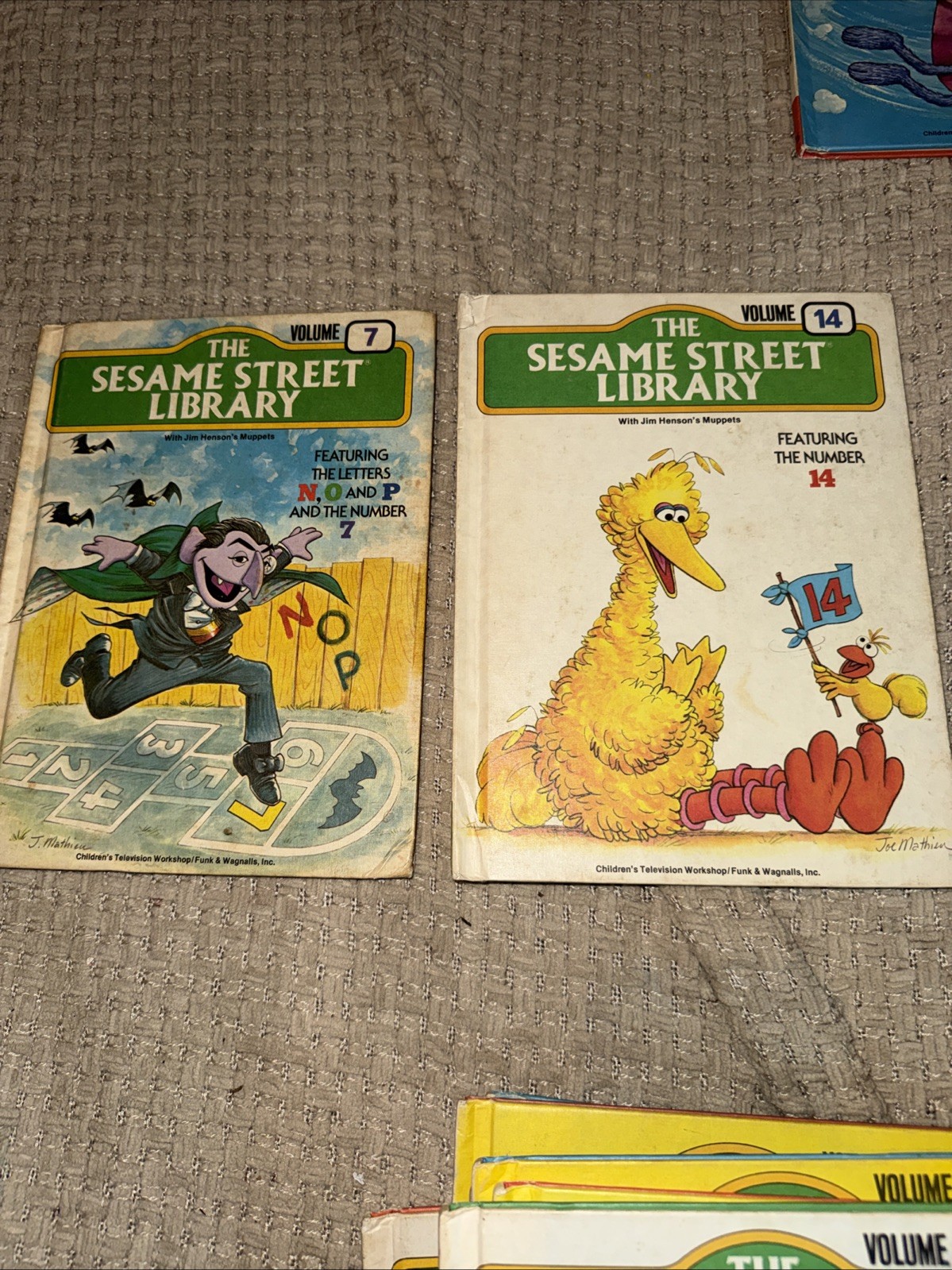 The Sesame Street Library 1 – 15 Complete Set Hardcover Children Books Vintage