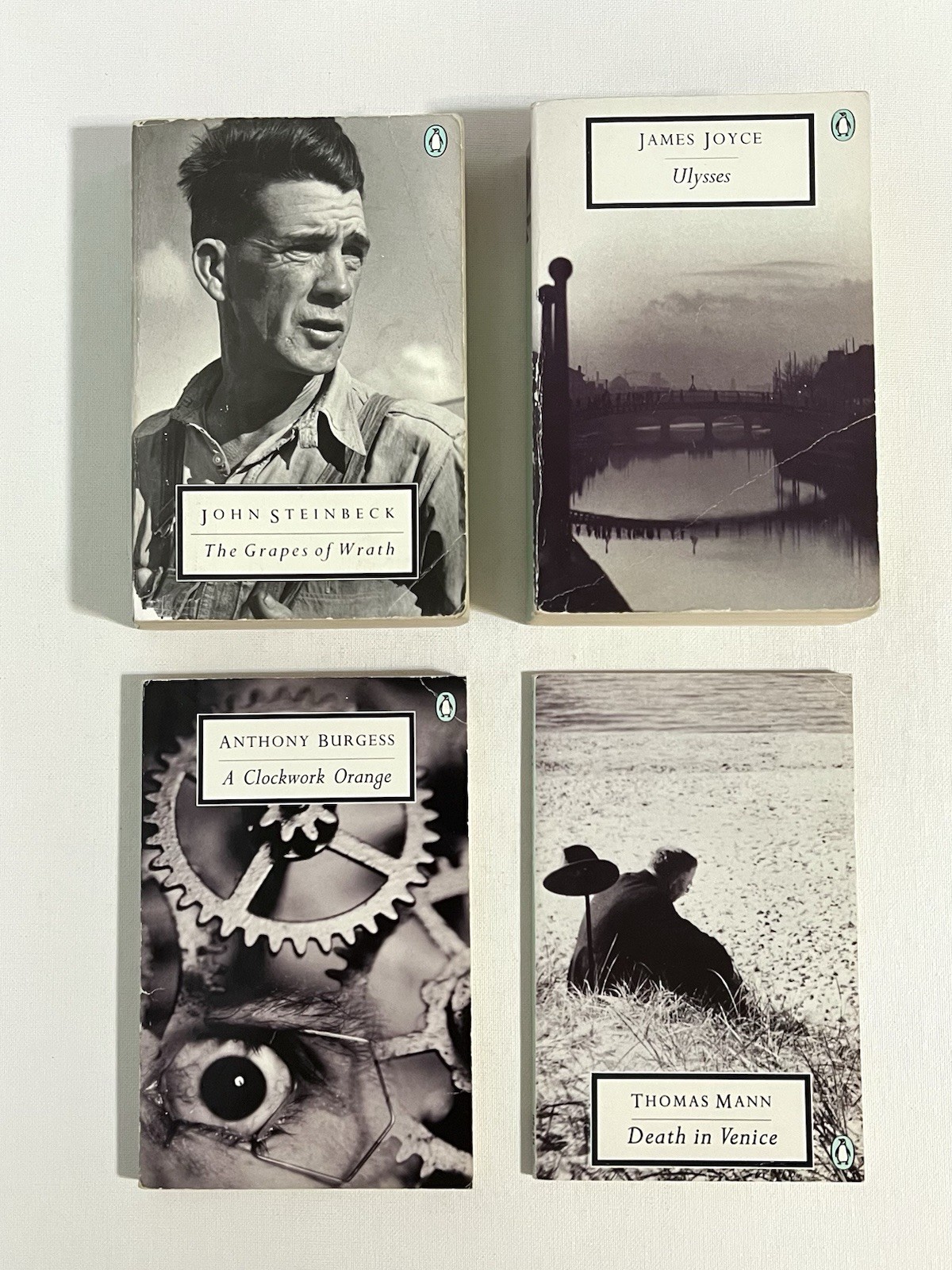 Penguin 20th Century Lot James Joyce Mann DH Lawrence John Steinbeck Mann Conrad