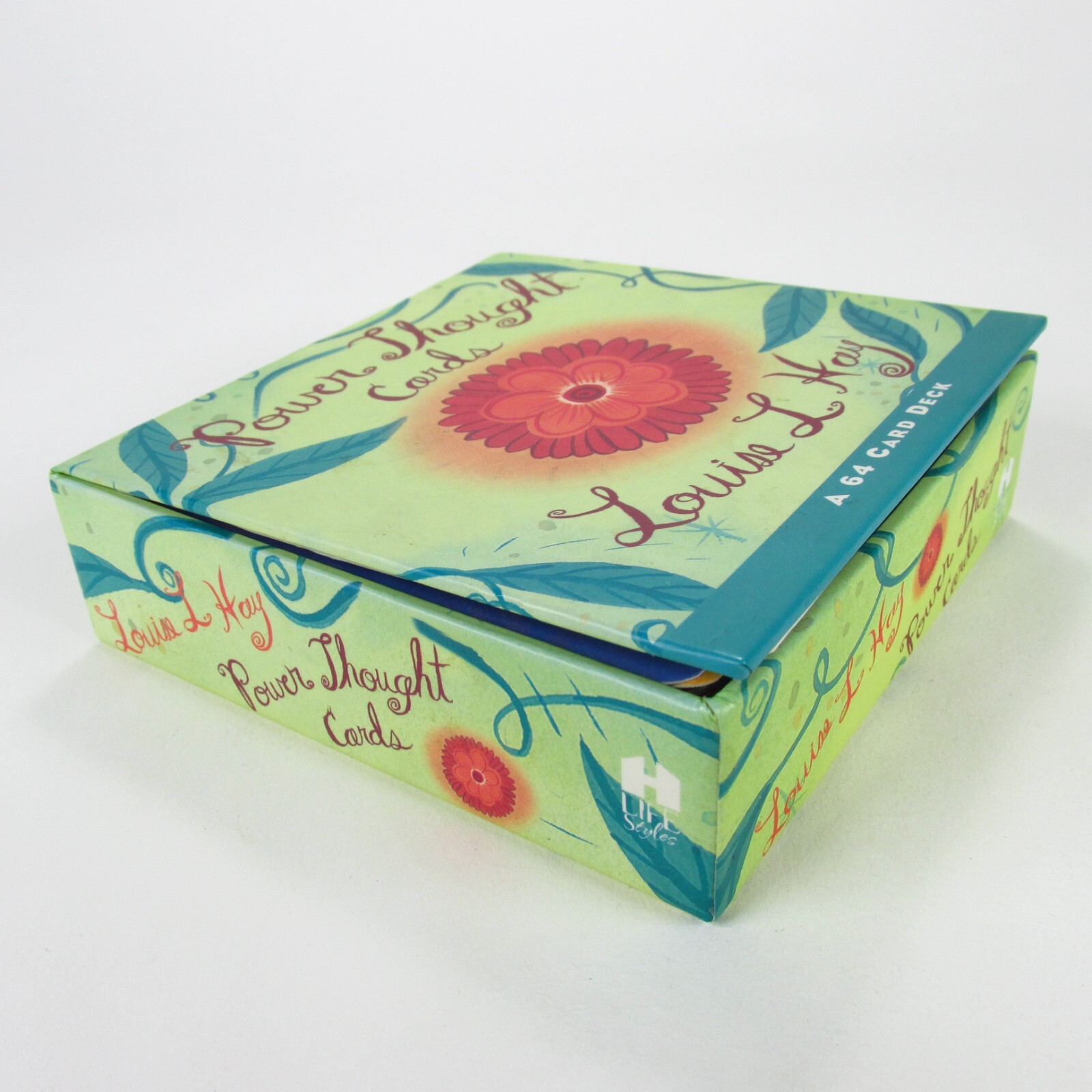 Power Thought Cards- Louise Hay, 64 card deck- Positive Affirmations 4″x4″