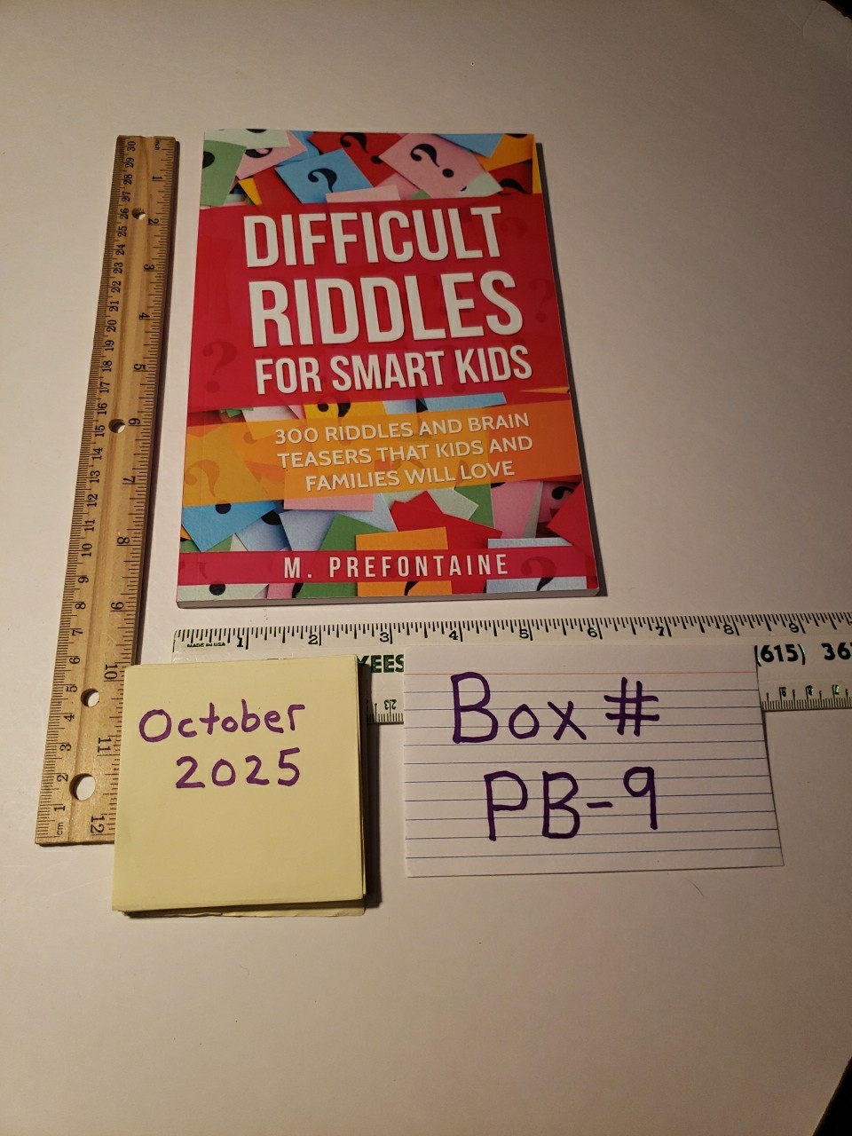 Difficult Riddles For Smart Kids: – 9781546595908, M. Prefontaine, Paperback