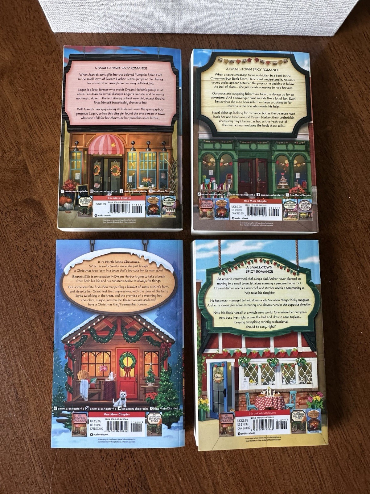Dream Harbor Set of 4 Books Paperback, First 4 Books Of Series By Laurie Gilmore