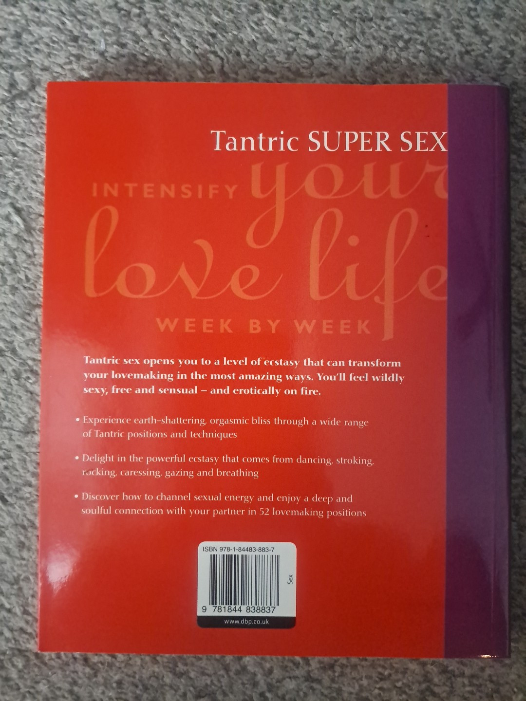 TANTRIC SUPER SEX: INTENSIFY YOUR LOVE LIFE WEEK BY WEEK