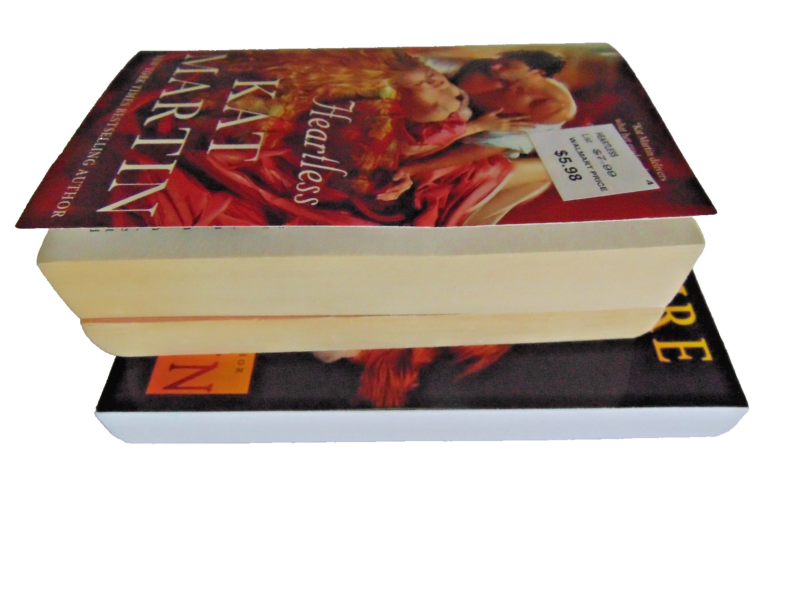 Complete Series Set Heartless/Fire Series by Kat Martin 2 MM & 1 Trade Paperback