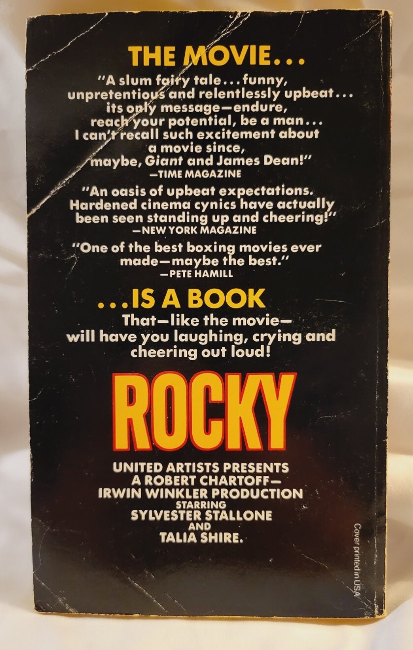 1976 Rocky Book By Julia Sorel 138 Pages
