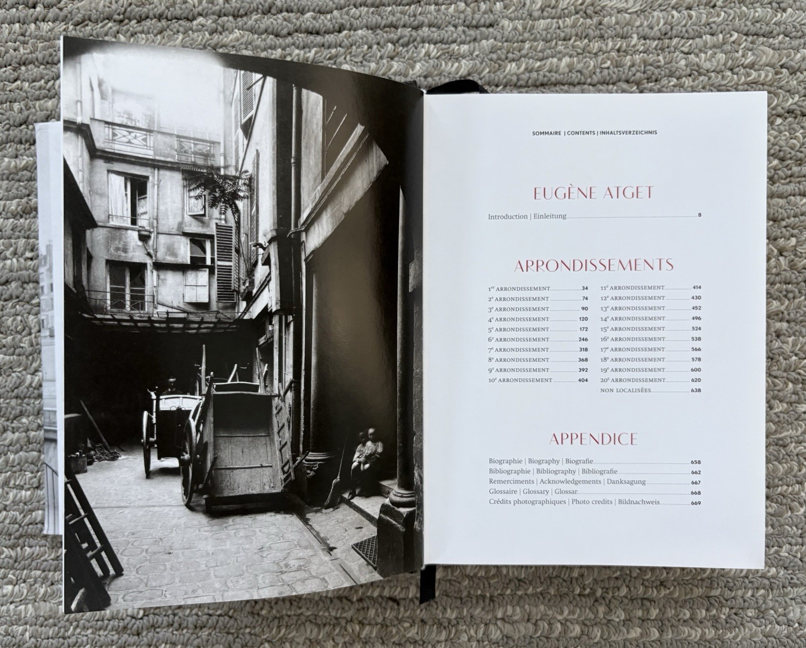 Eugène Atget Paris by Jean Claude Gautrand 2016 Taschen PB