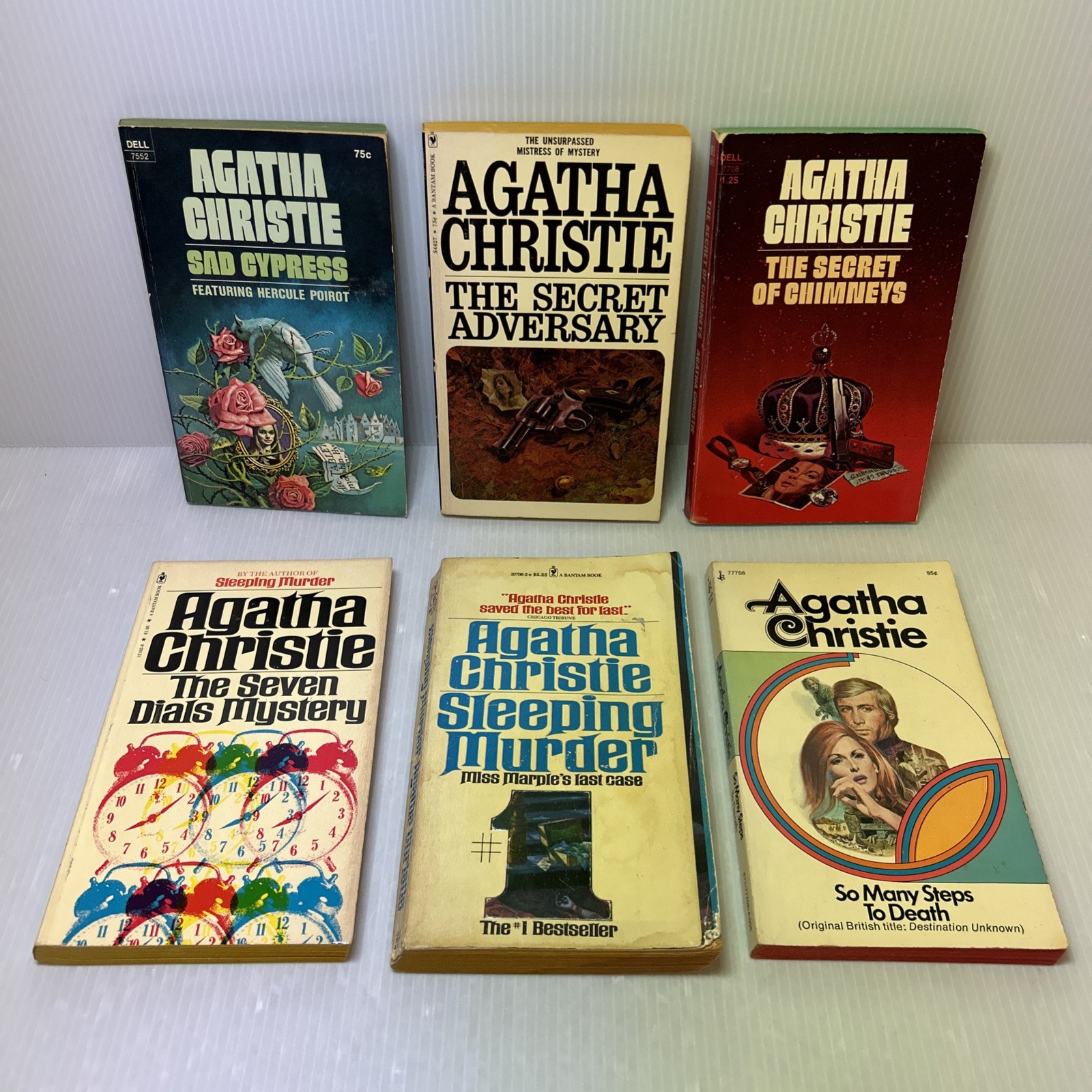 Vintage Agatha Christie Mystery Paperback Lot Of 48 (1960s-1980s) Pocket, Dell