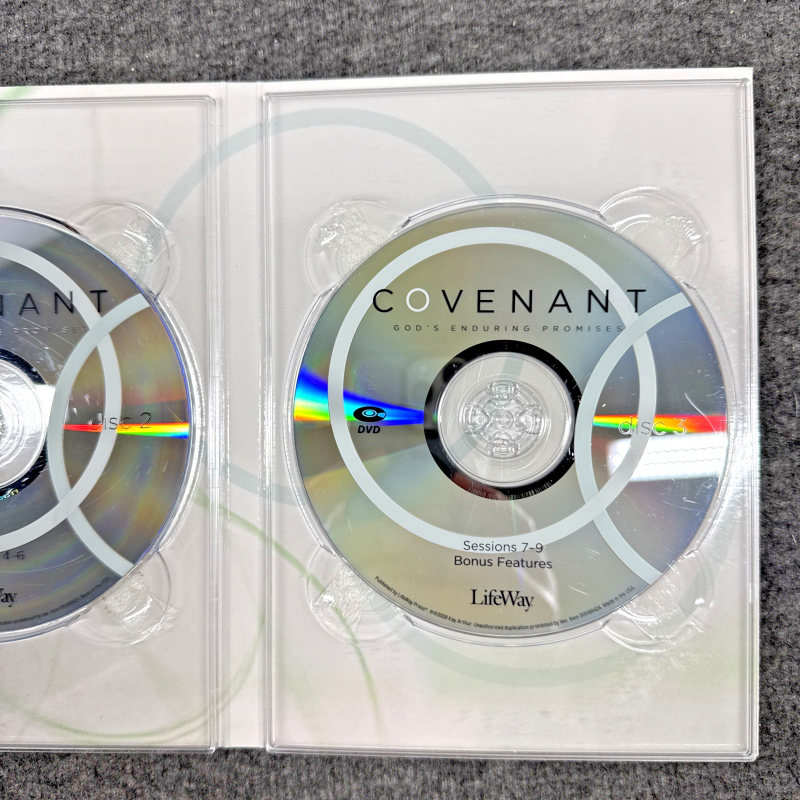 Covenant: Gods Enduring Promises, Kay Arthur, 3-Disc DVD & Study Guide Set w/Box