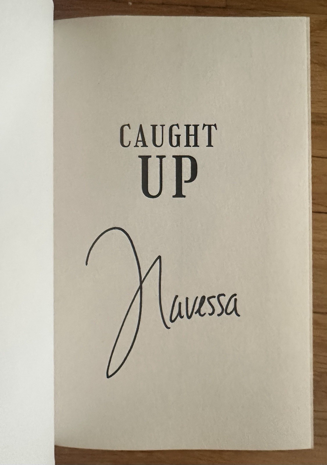 Navessa Allen SIGNED Caught Up B&N Special Edition Sprayed Edges SIGNED NEW!