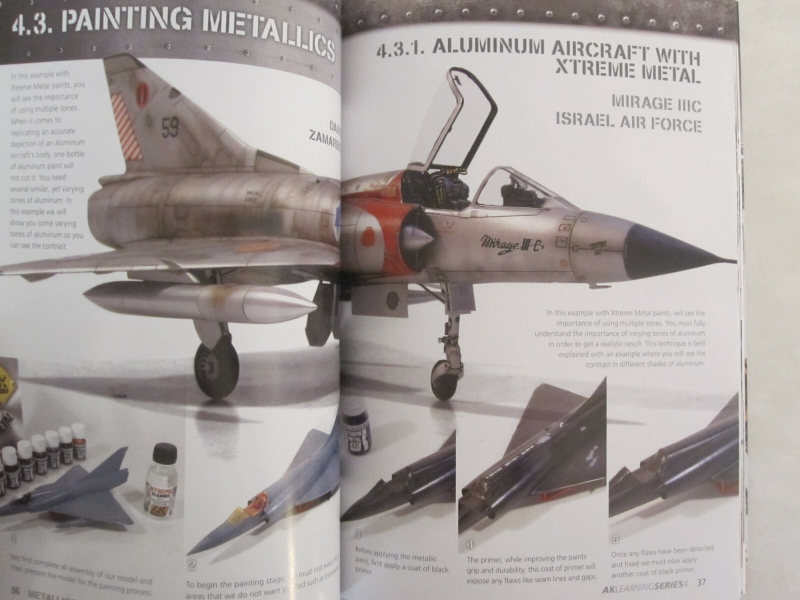 AK Interactive Book – AK Learning 4 Metallics Vol 1 – 84 pages, color throughout