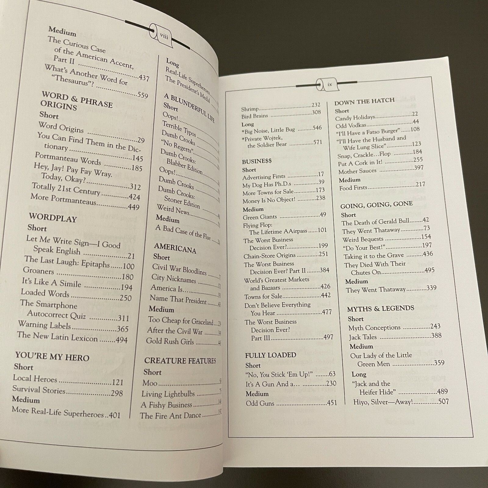 Uncle John’s Fully Loaded 25th Anniversary Bathroom Reader Book 608 Pages