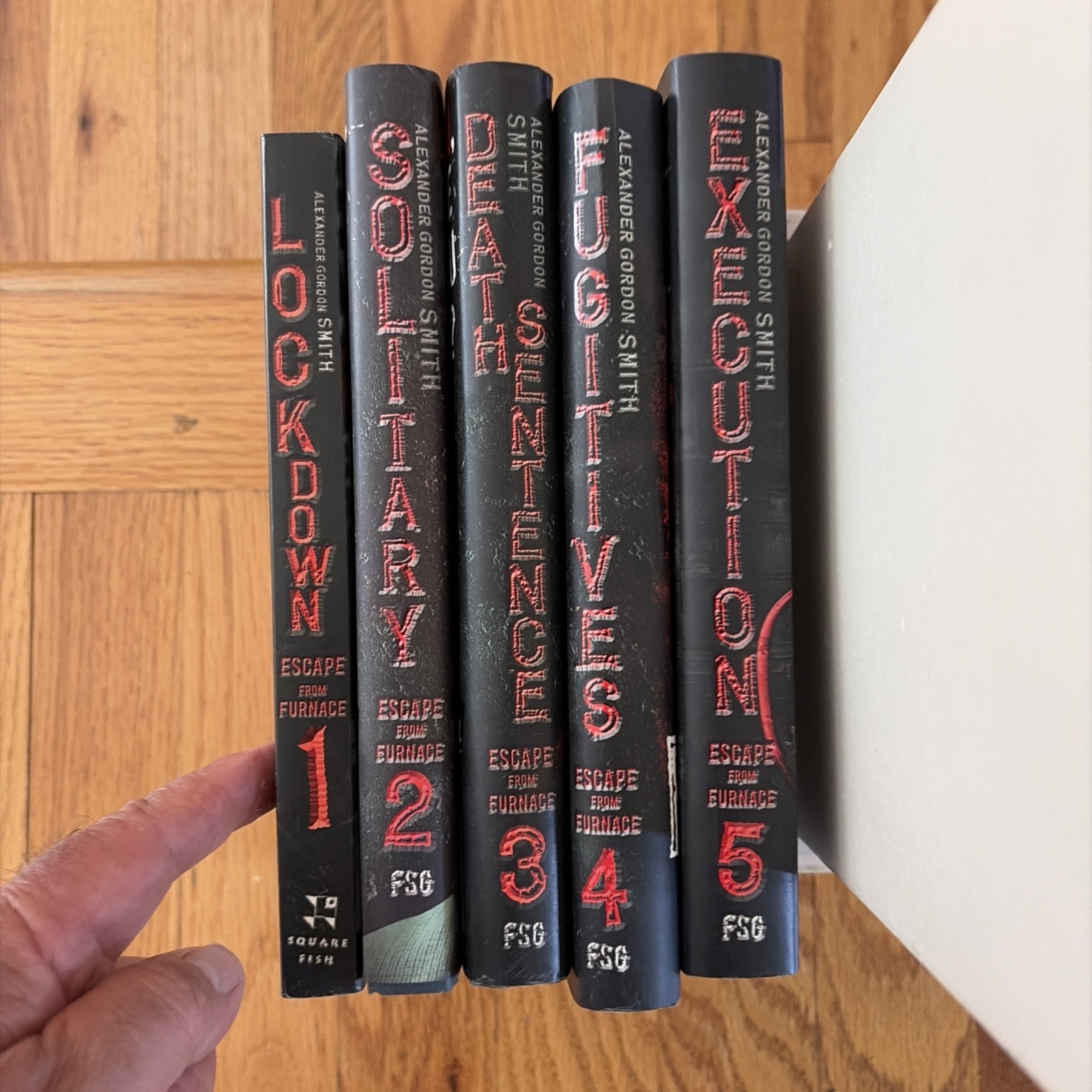 Complete Set Escape from Furnace books by Alexander Gordon Smith 1 PB 2-5 HC DJ