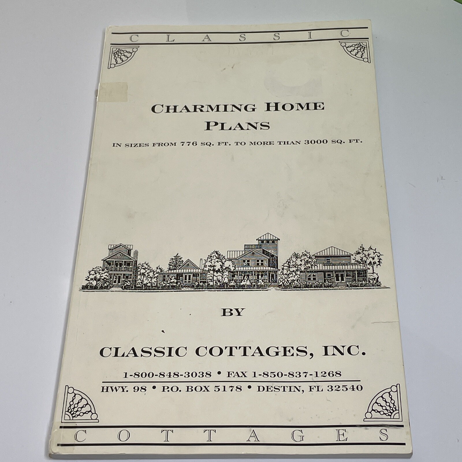 Charming Home Plans Classic Cottages Book 1994 124 Pages PB Building House
