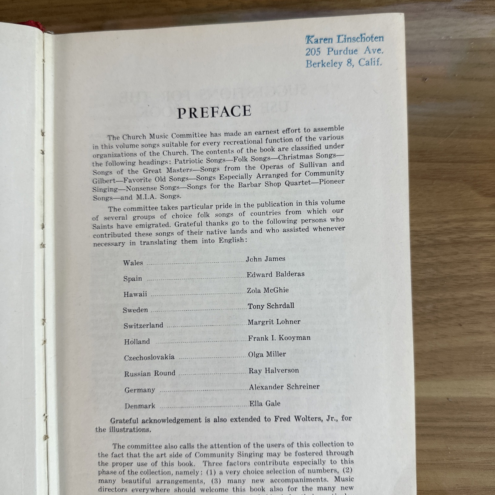 1949 Recreational Songs Mormon LDS General Music Committee Latter-day Saints