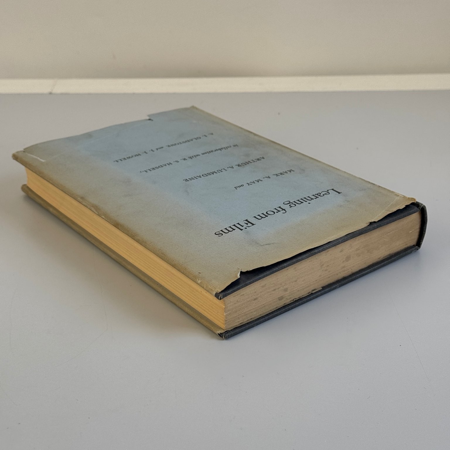 Learning from Films May Lumsdaine 1958 First Edition Yale University Press