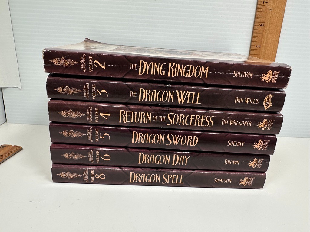 DRAGONLANCE The New Adventures BOOK SET -Vol 2,3,4,5,6,8 WIZARDS OF THE COAST