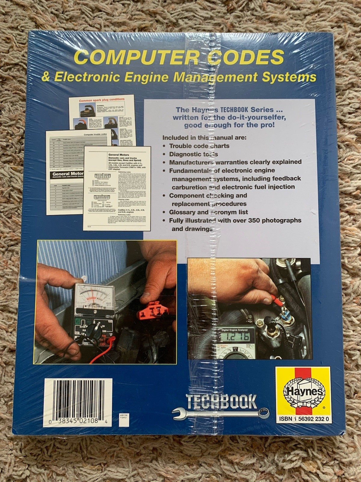 Haynes AUTOMOTIVE COMPUTER CODES & Electronic Engine TECHBOOK! 10205, BRAND NEW