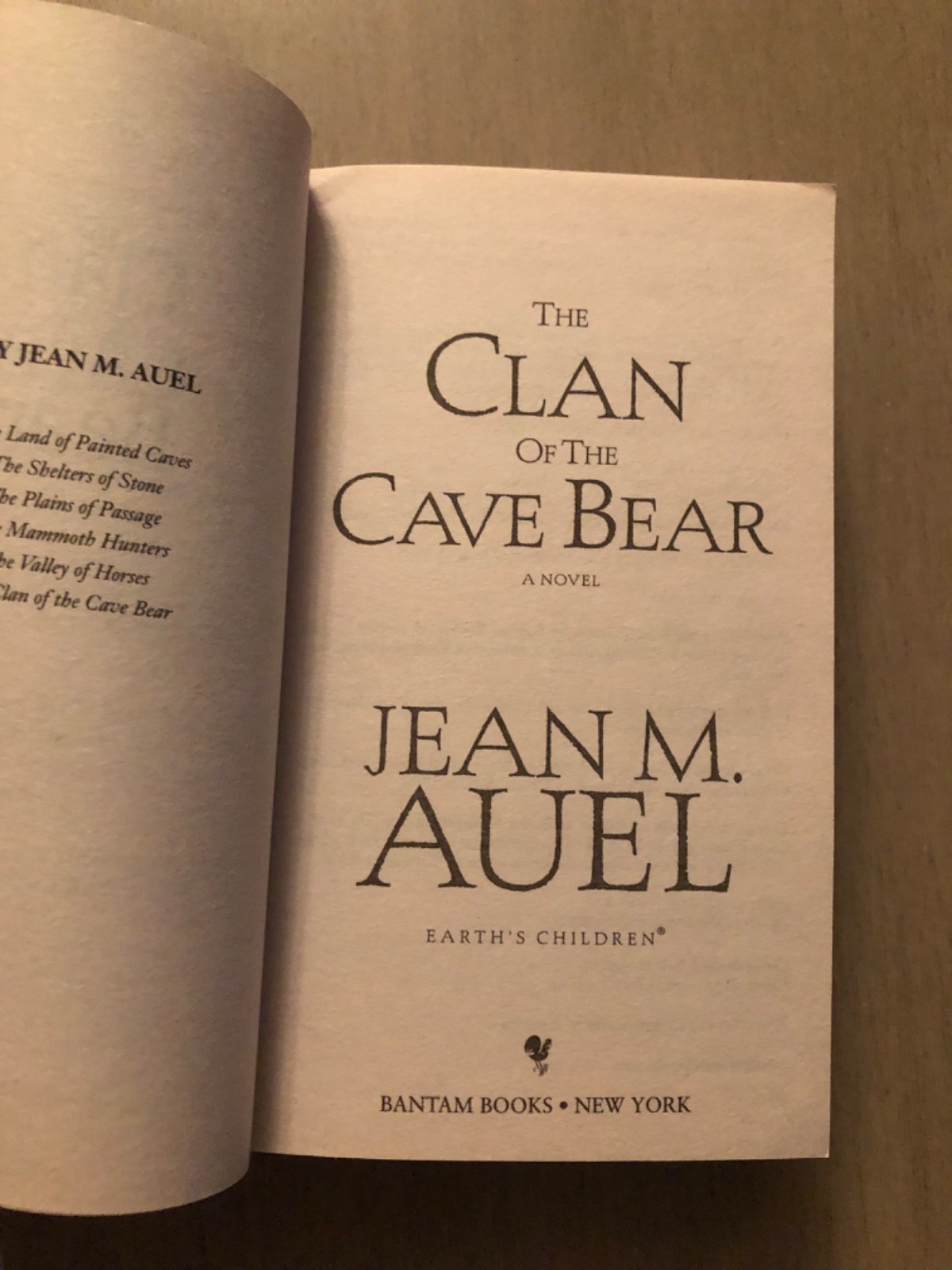 the Clan of the Cave Bear by Jean M. Auel