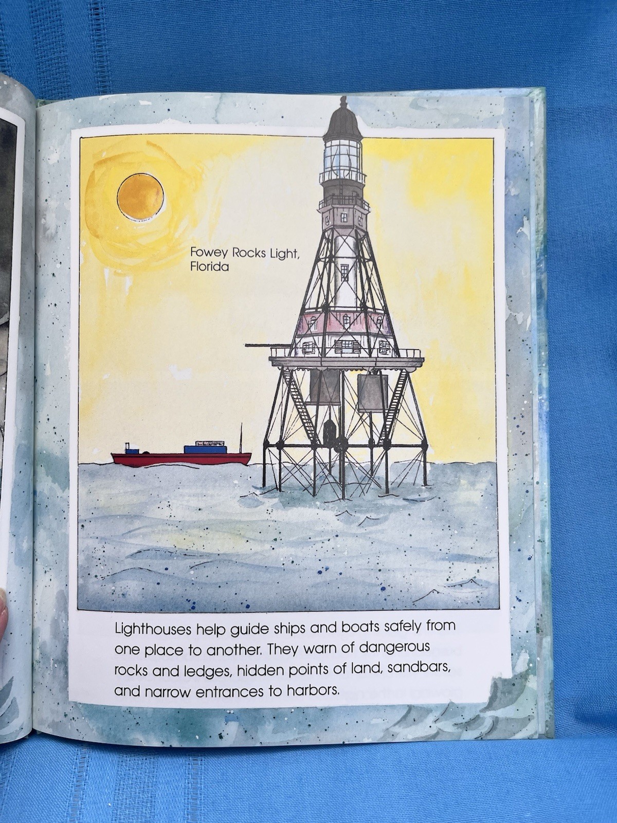 BEACONS OF LIGHT LIGHHOUSES Gail Gibbons ILLUS HC DJ Signed 1st Edition 1990 AA1