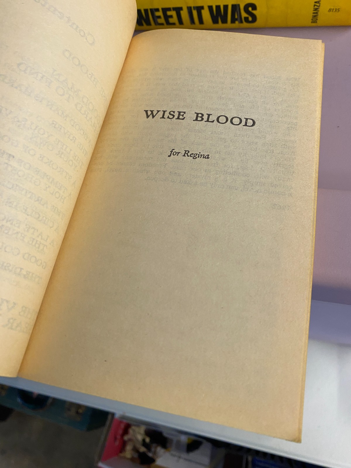 THREE BY FLANNERY O’CONNOR – Flannery O’Connor (Signet/New American Library)