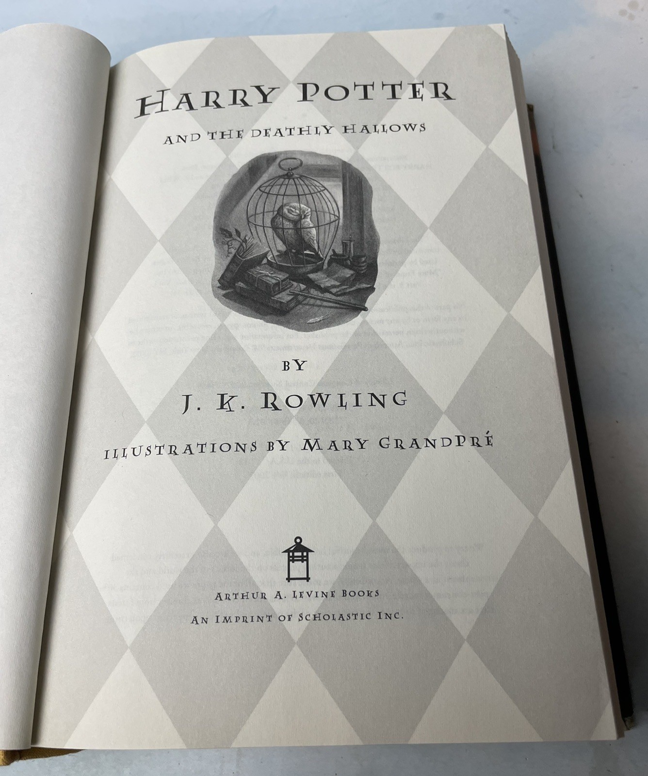 Harry Potter and the Deathly Hallows (2007) RARE 1st American Edition Hardcover