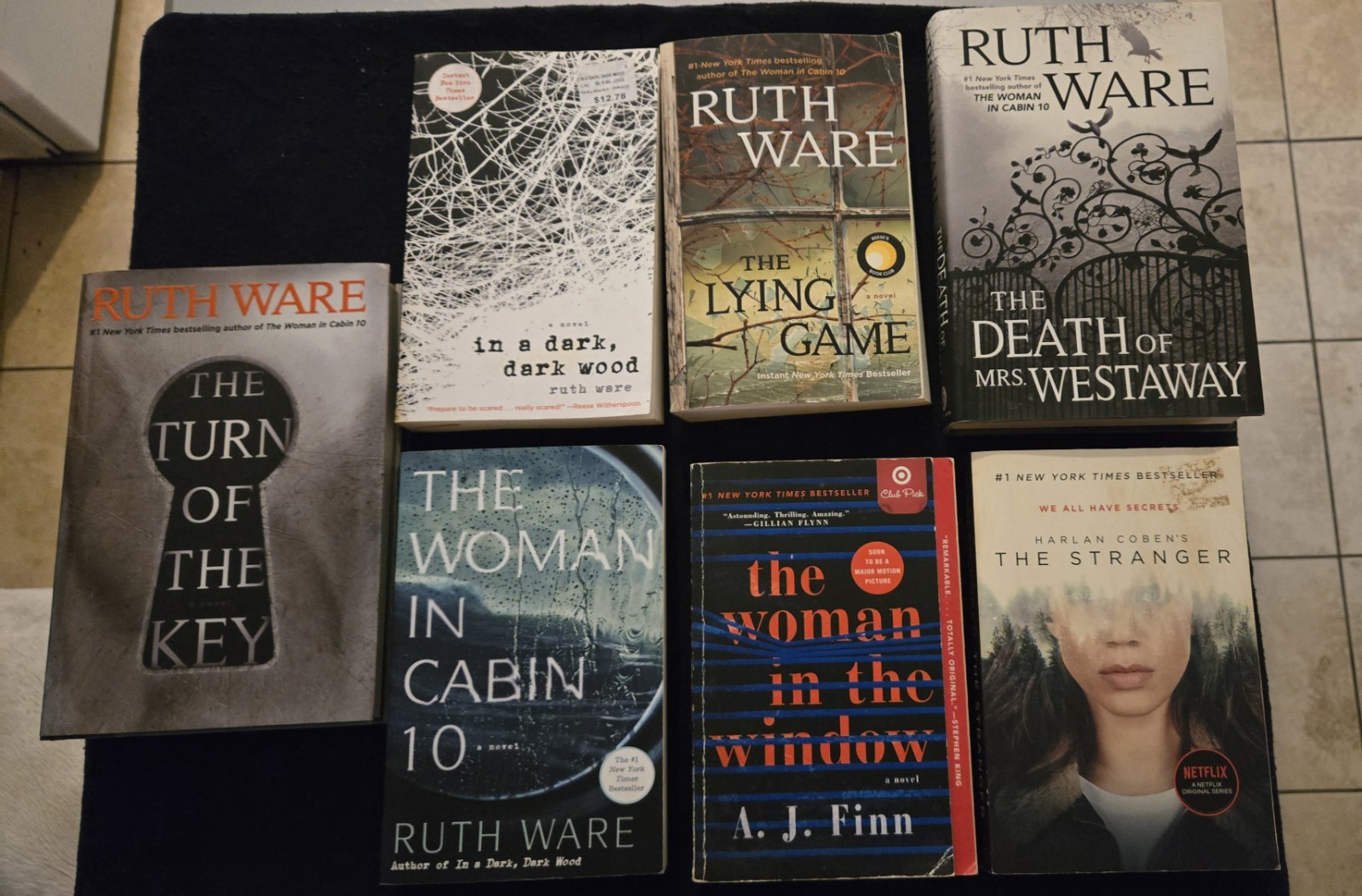THRILLER BUNDLE | 7 Psychological Bestsellers Ruth Ware, Harlan Coben, A.J. Finn