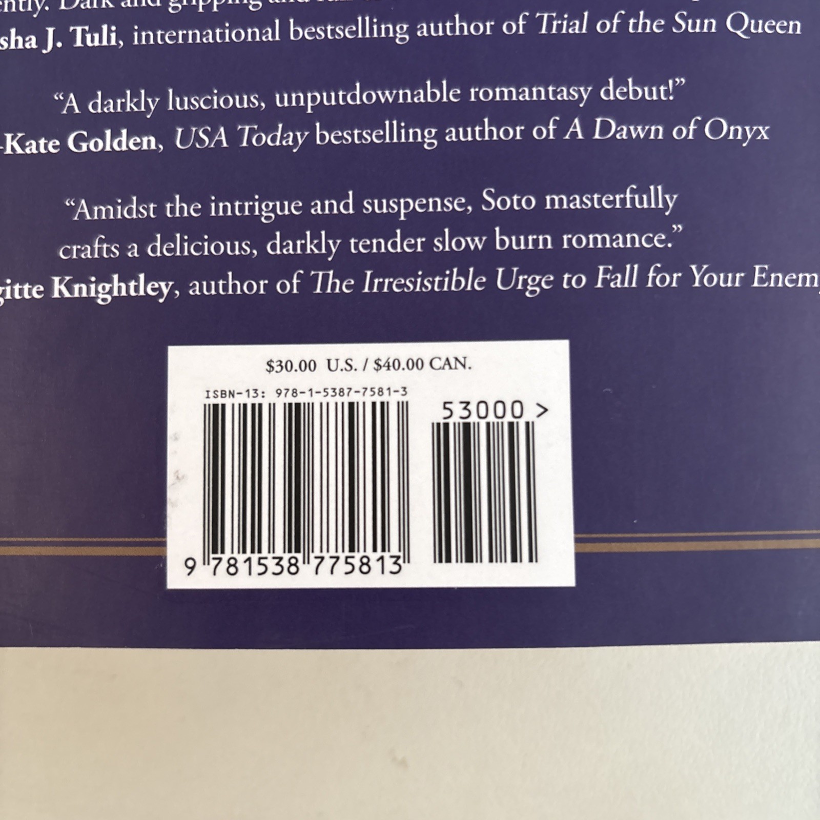 Rose in Chains (Standard Edition) Hardcover Book, by Soto Julie – Very Good