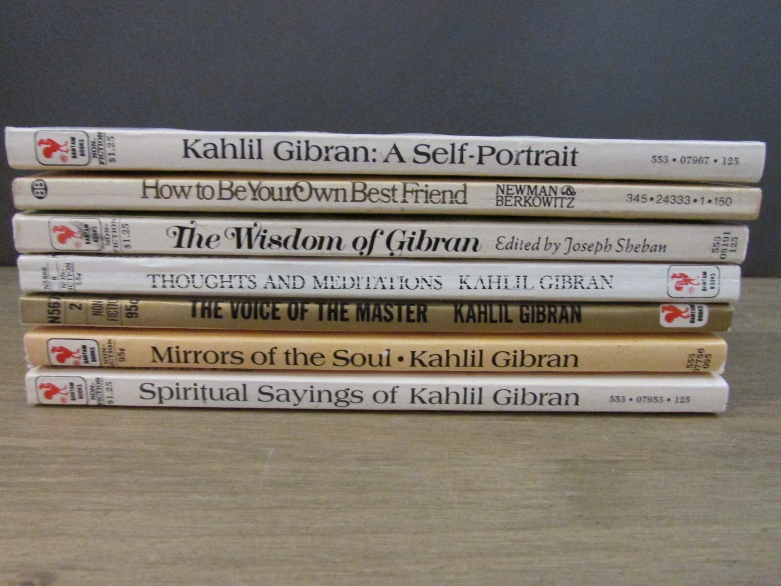 Selected Works of Kahlil Gibran 7 Vol Paperback Box Set Bantam Edition 1970s