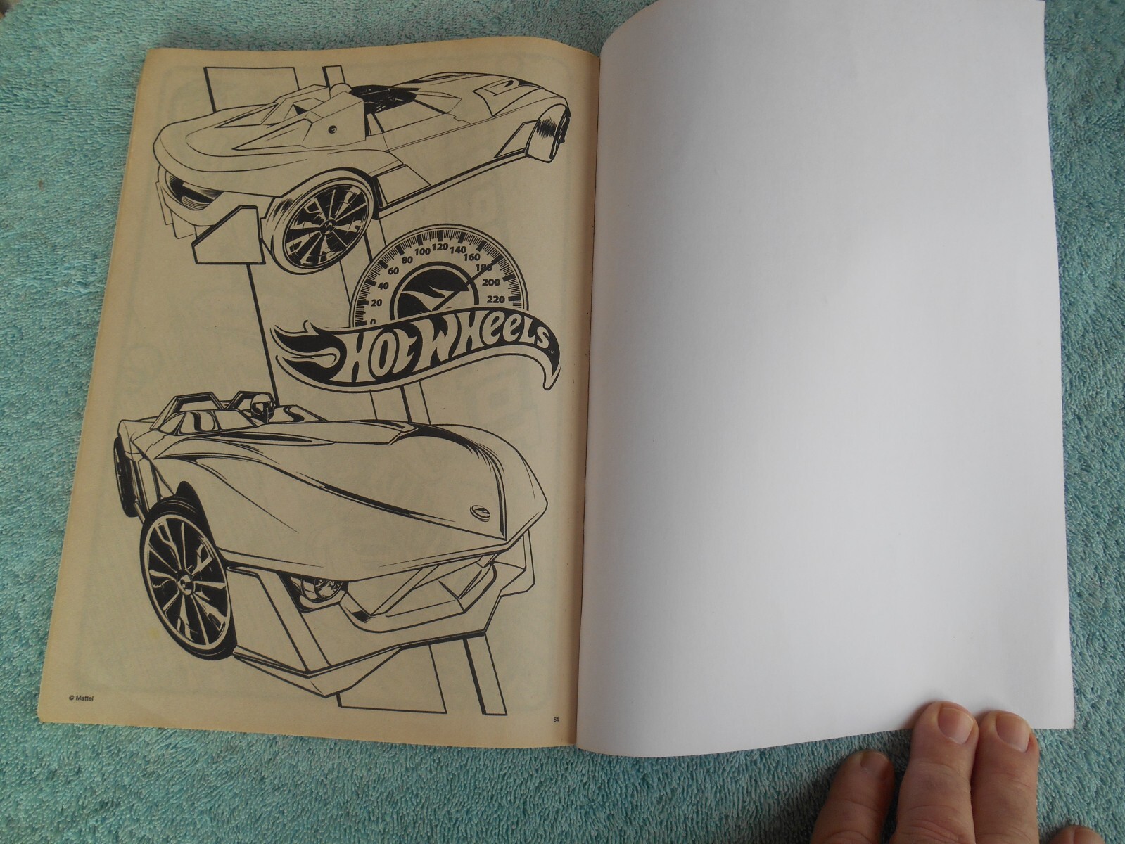 HOT WHEELS 2013 COLORING BOOK DALMATION PRESS. 64 PAGES. NEW!