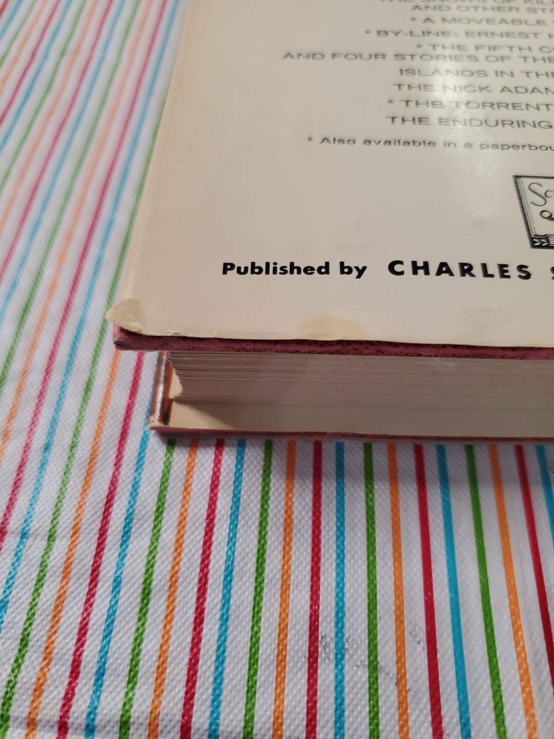 „A Farewell to Arms“ by Ernest Hemingway (1969) Scribner – Vintage Hardback