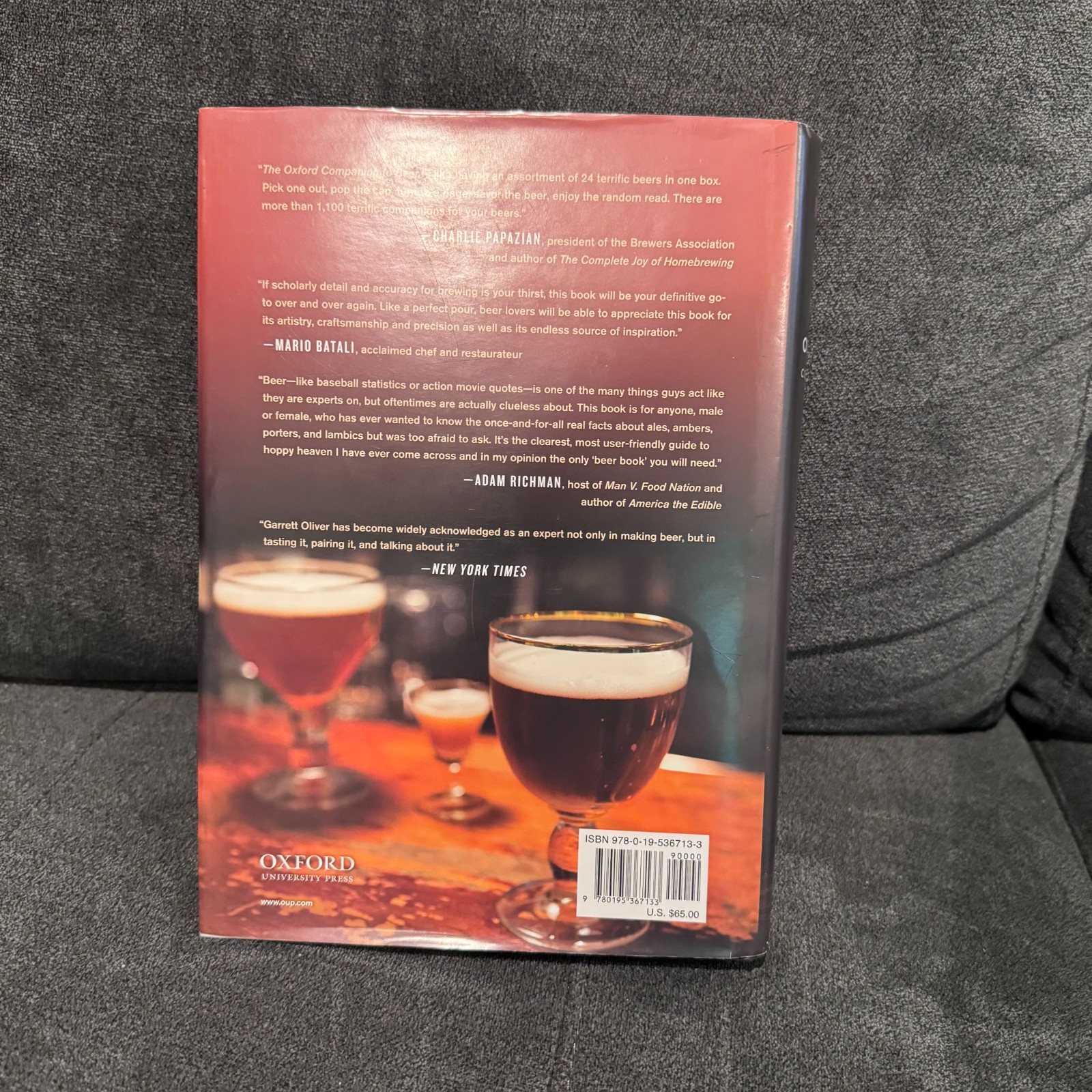The Oxford Companion to Beer, Garrett Oliver (Hardcover) EUC 960 Pages