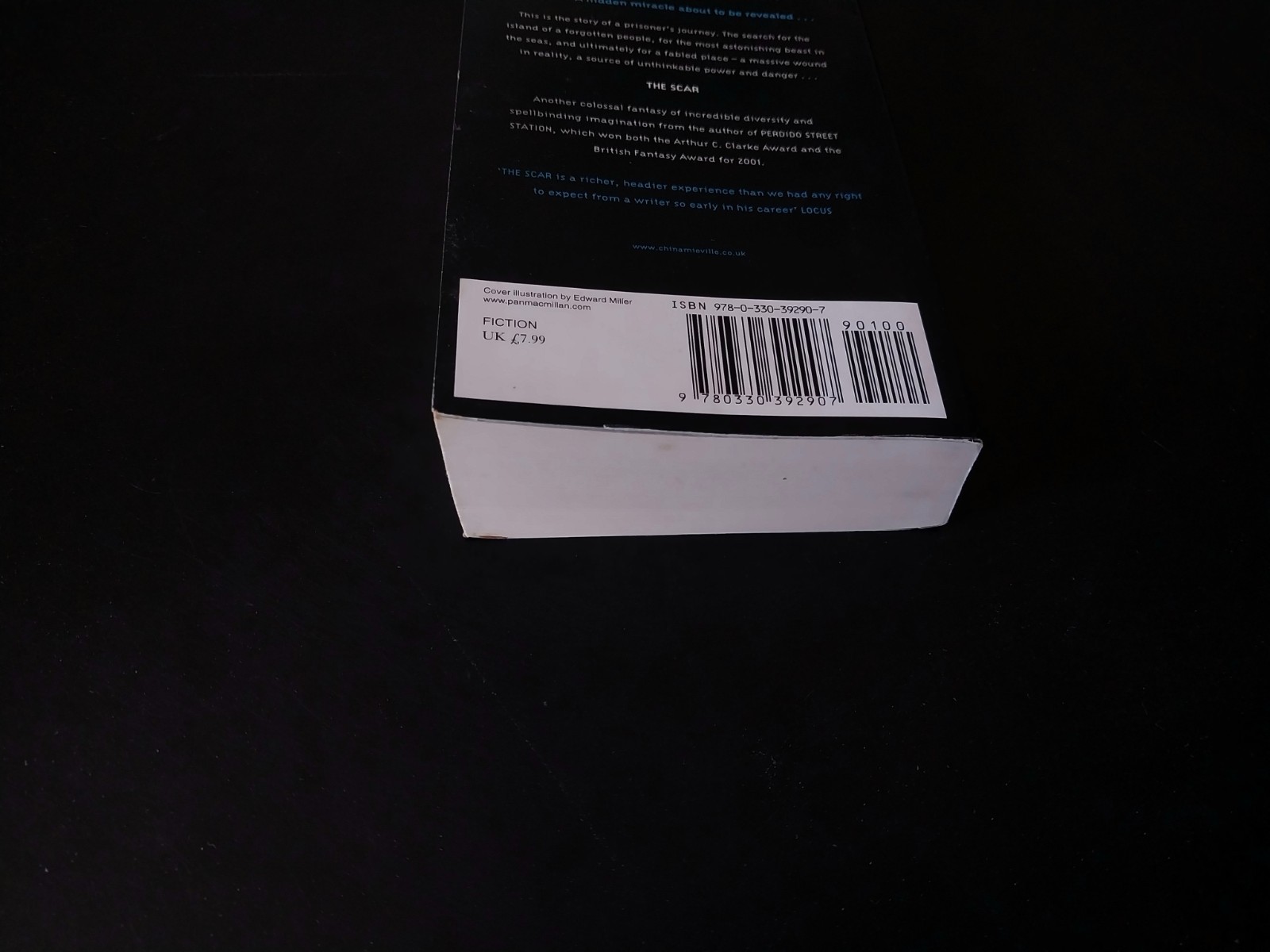 China Miéville – The Scar – UK Pan Books