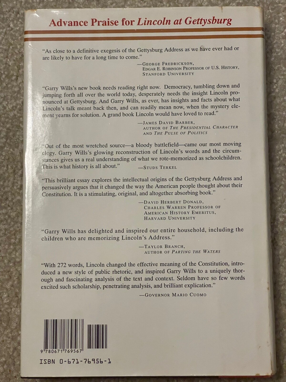 Nine Volume Collection of High Quality Abraham Lincoln Books -Build Your Library