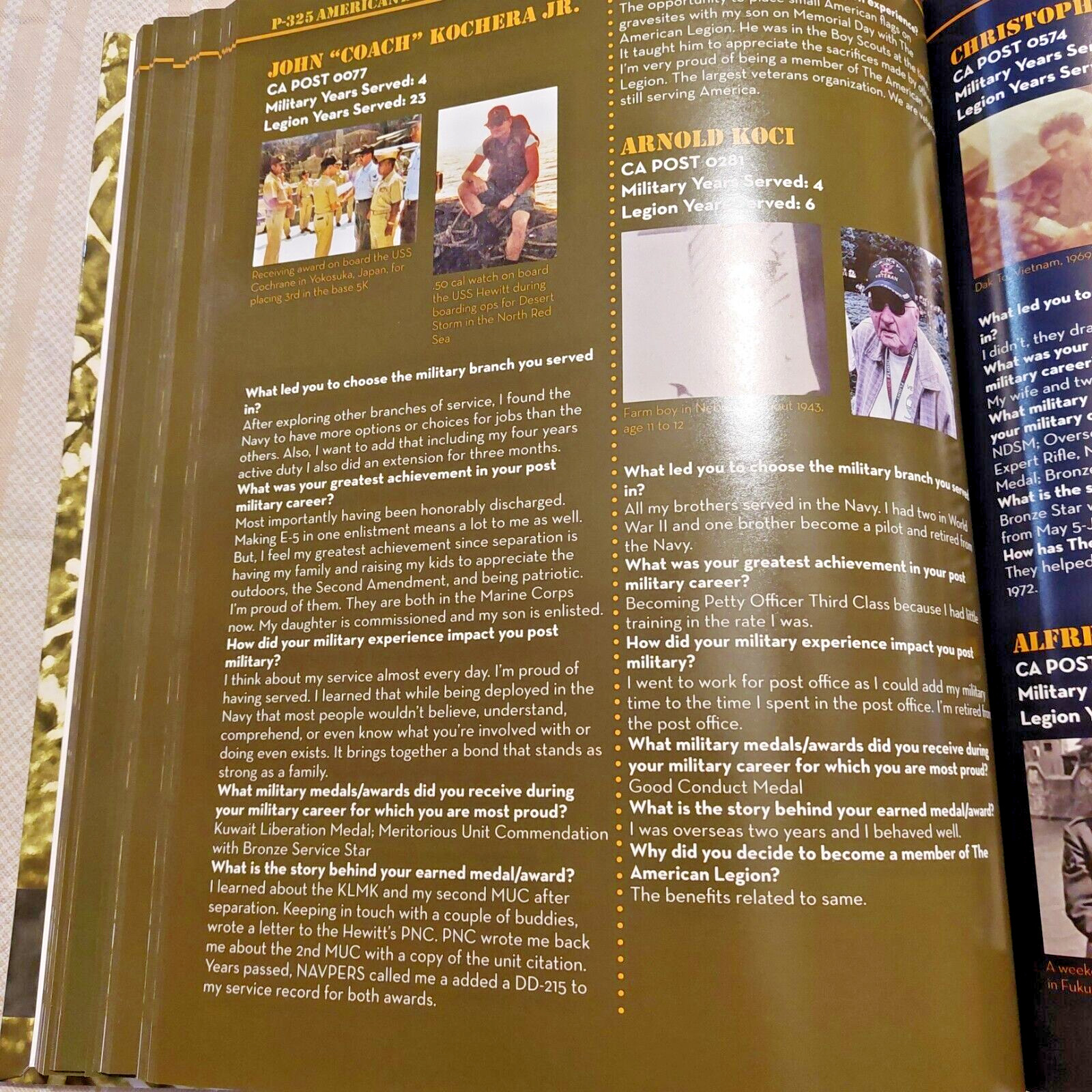 The American Legion Department Of California 2020 Then & Now Member Publication