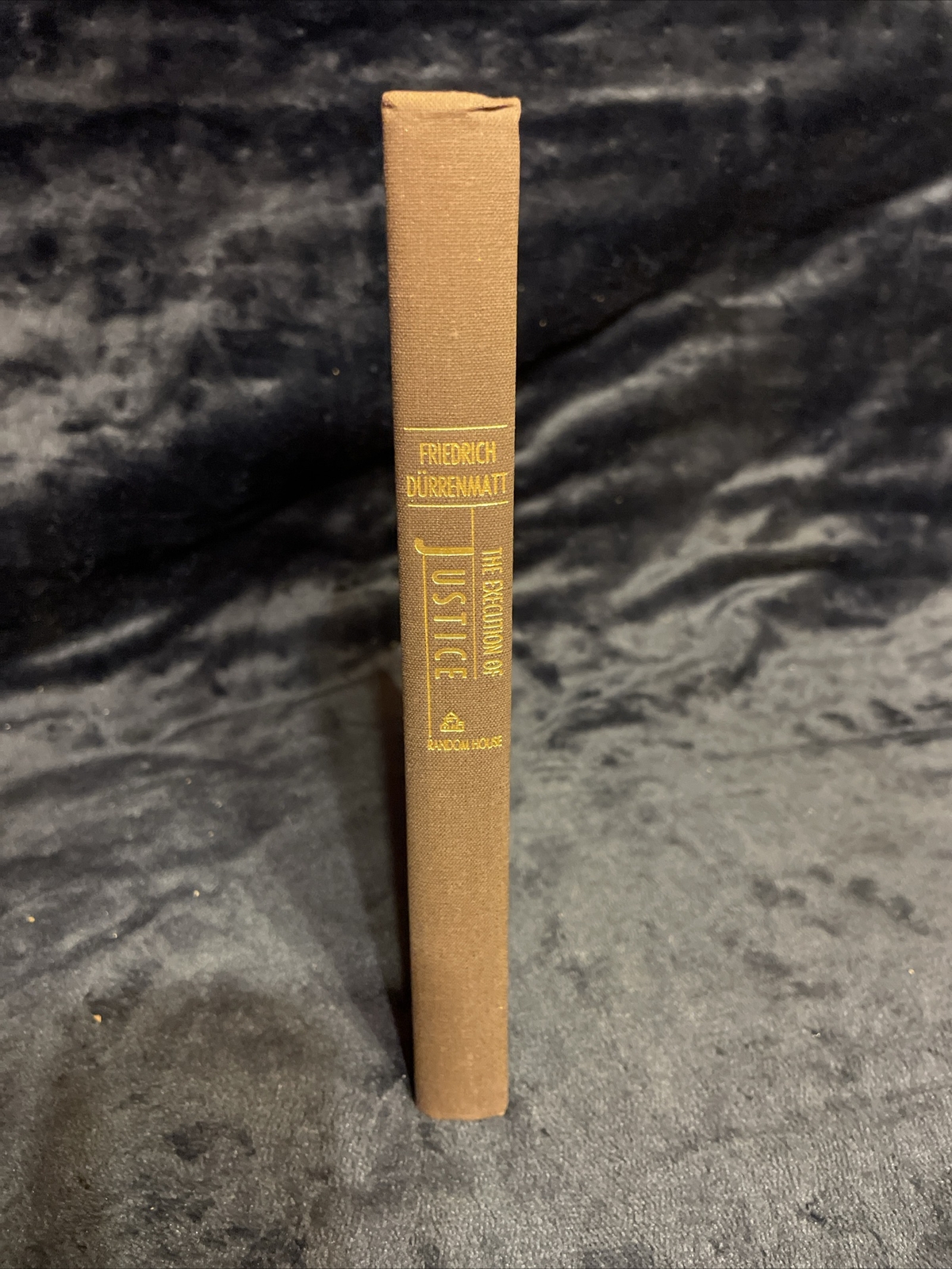 Friedrich Durrenmatt: The Execution of Justice HCDJ 1989 Random House Very Good