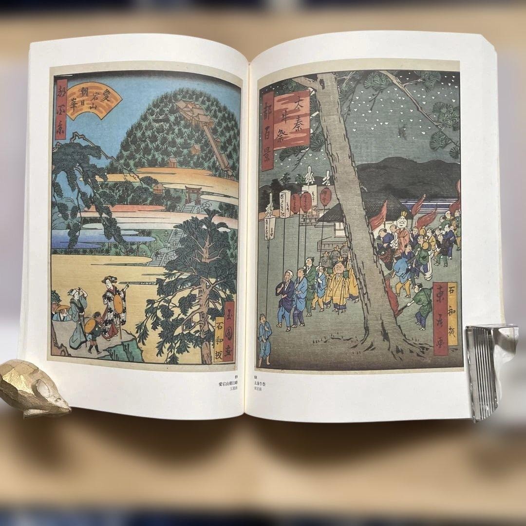 Kyoto Ukiyo-e Prints End of Edo Period Art Book 177 Pages Good Condition