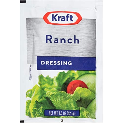 Thousand Island & Ranch Salad Dressing Single Serve Packets, 1.5 oz, 60 Count