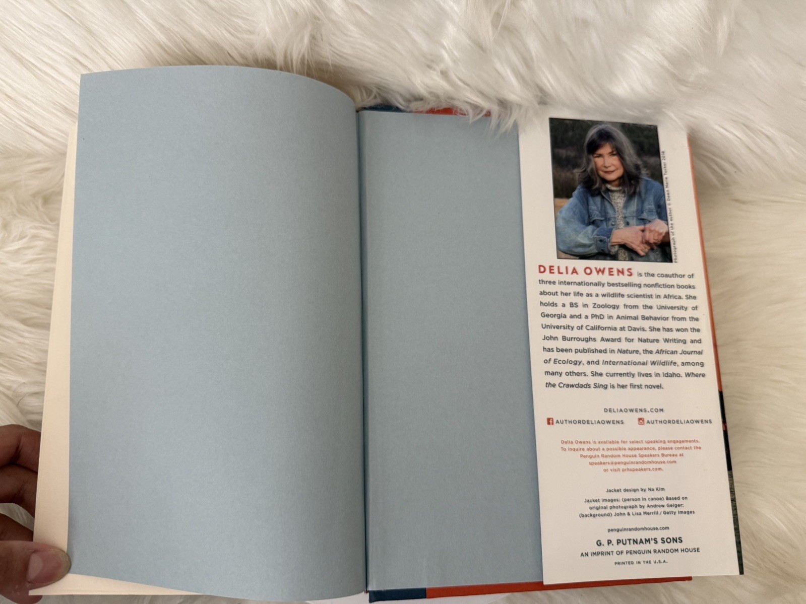 Where the Crawdads Sing: By Delia Owens (2018, Hardcover) Signed Copy