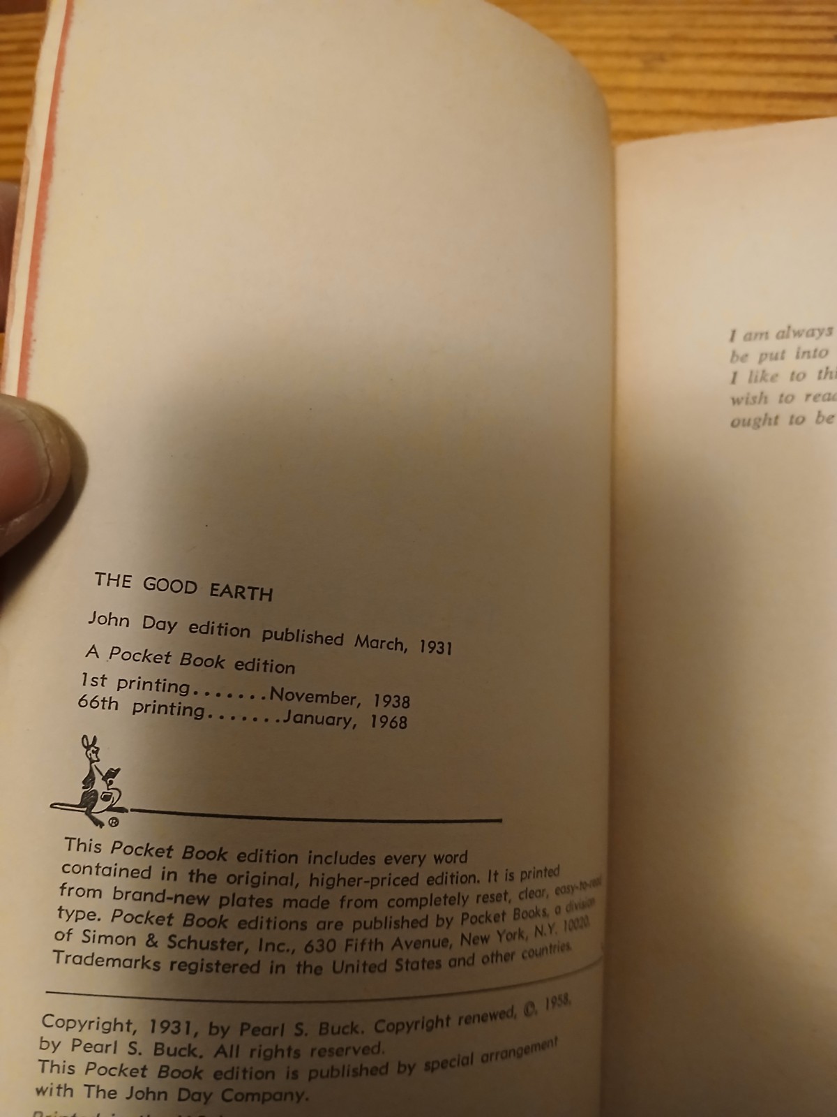 Pearl S. Buck Paperback Book Lot 6 Pocket books and Cardinal editions