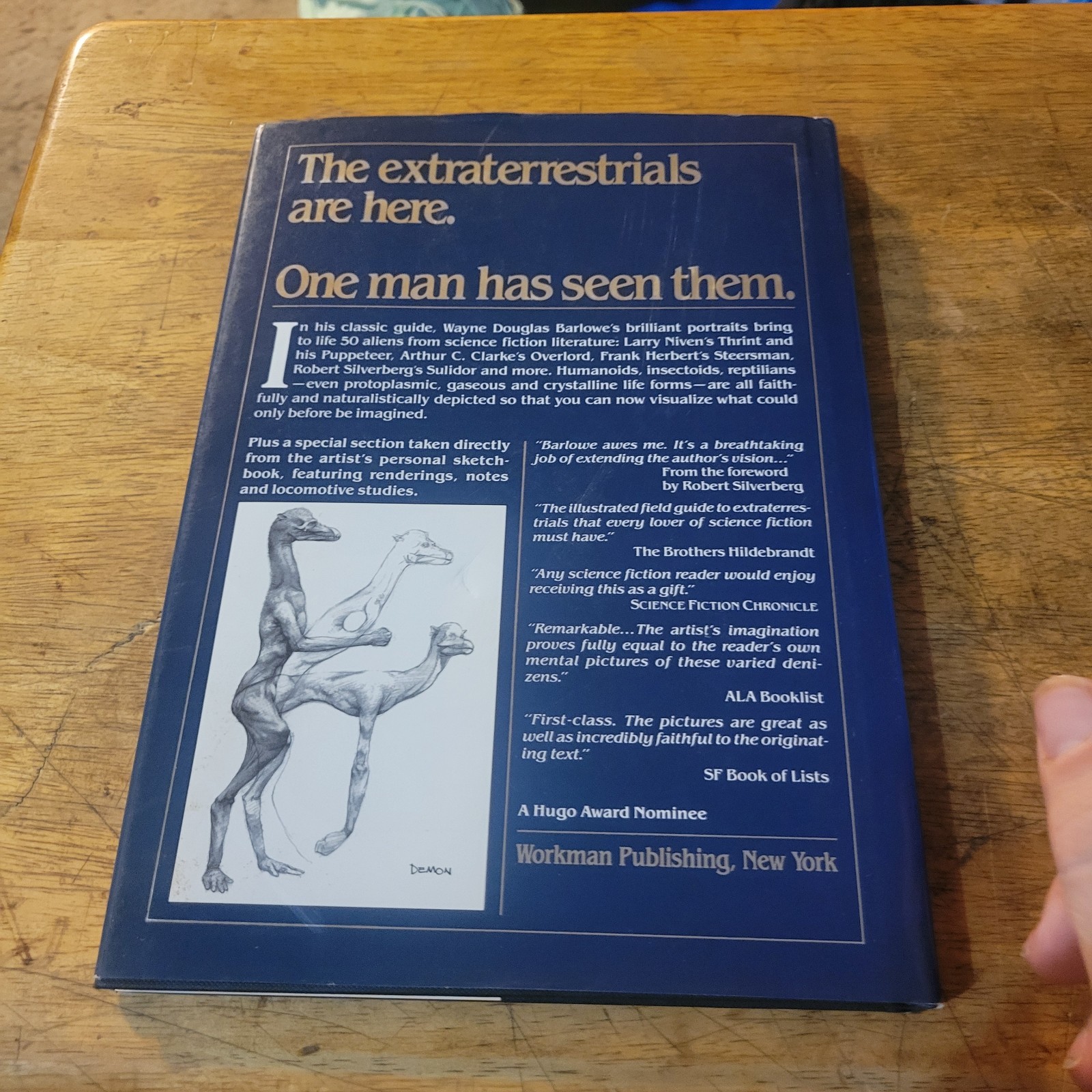 Barlowe’s Guide to Extraterrestrials 1987 Workman Publishing 2nd Edition