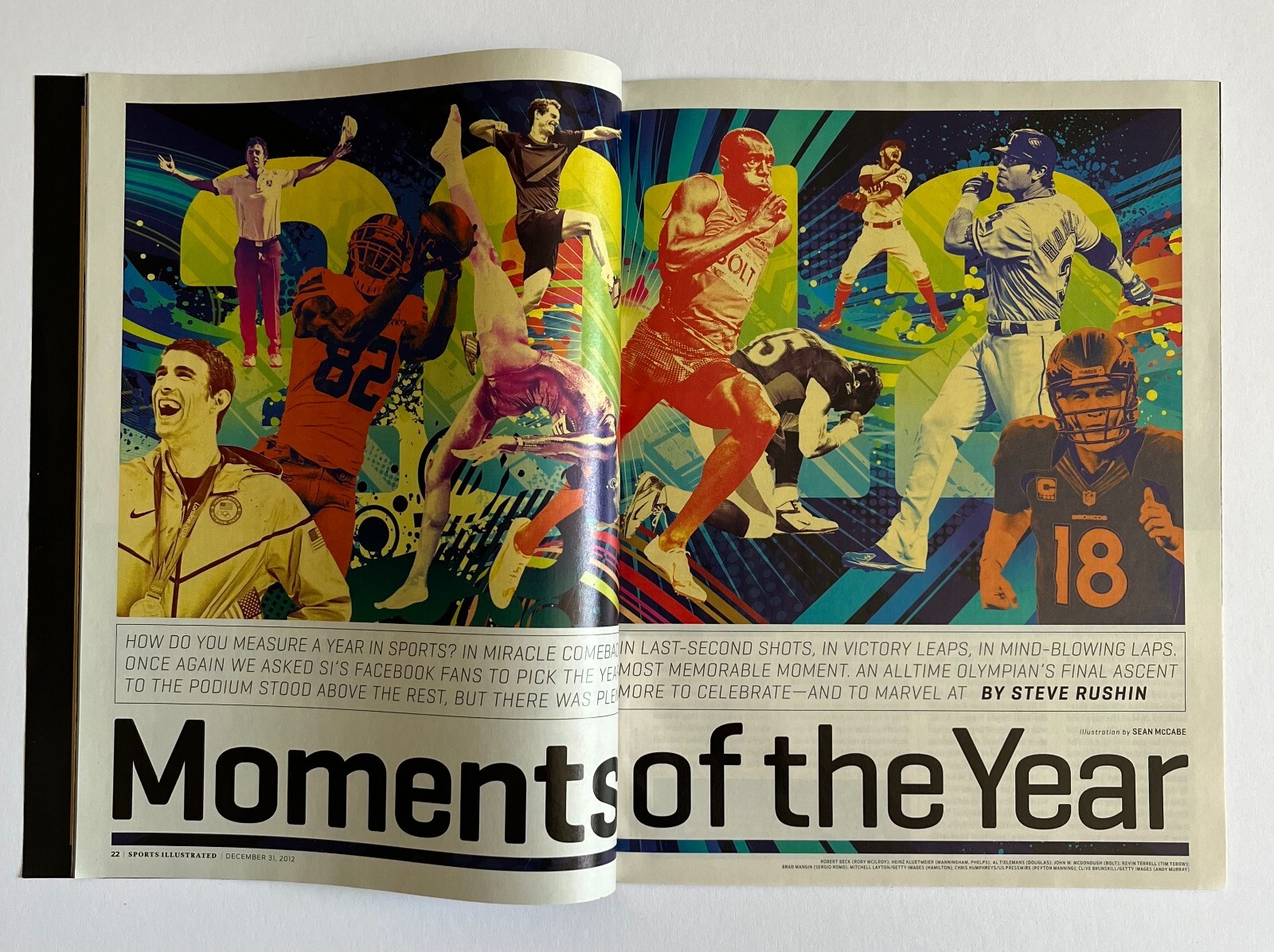Sports Illustrated December 31, 2012 Michael Phelps Olympic Swimming – No Label