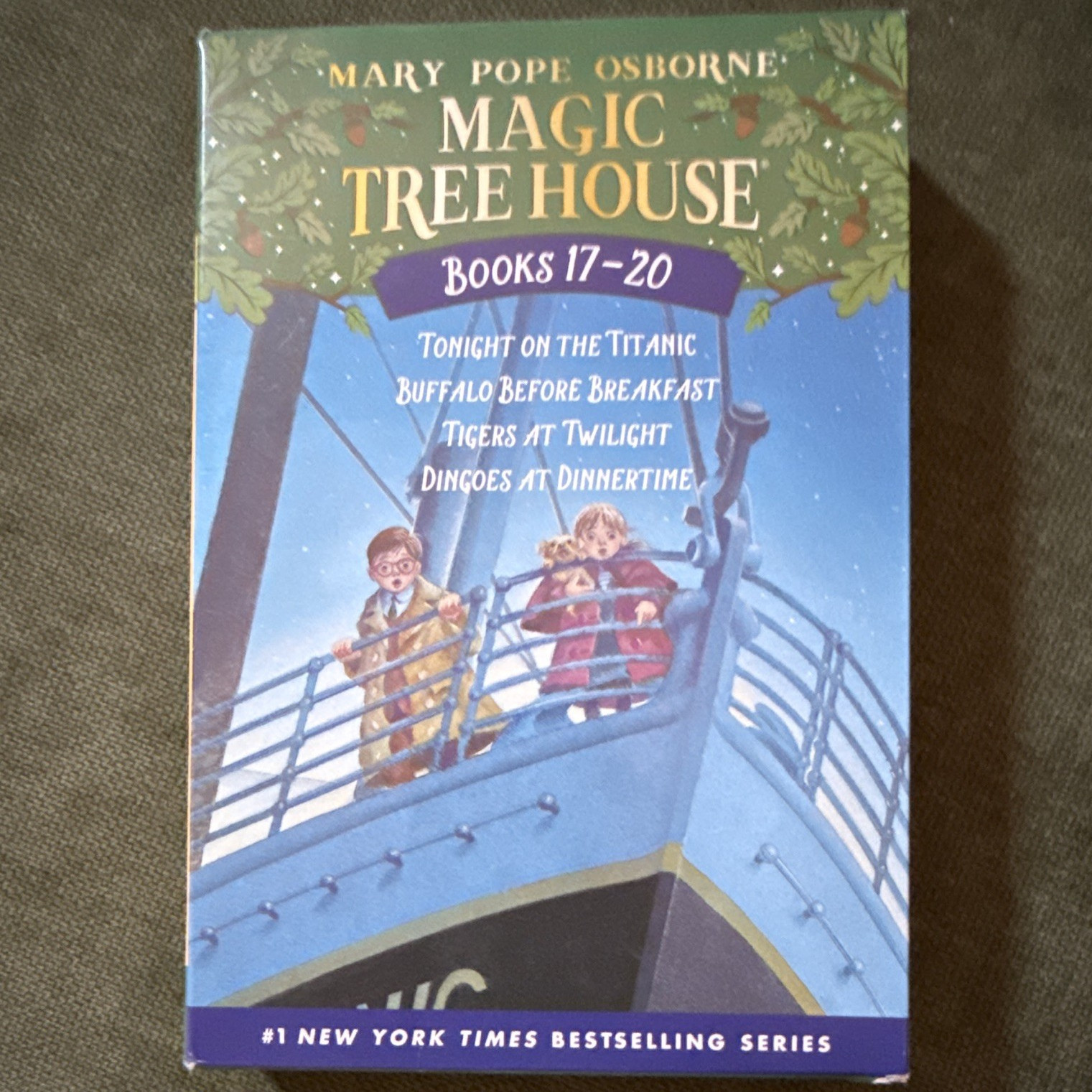 Mary Pope Osborne Magic Tree House Ser. Books 17-20 Box Set: Titanic+