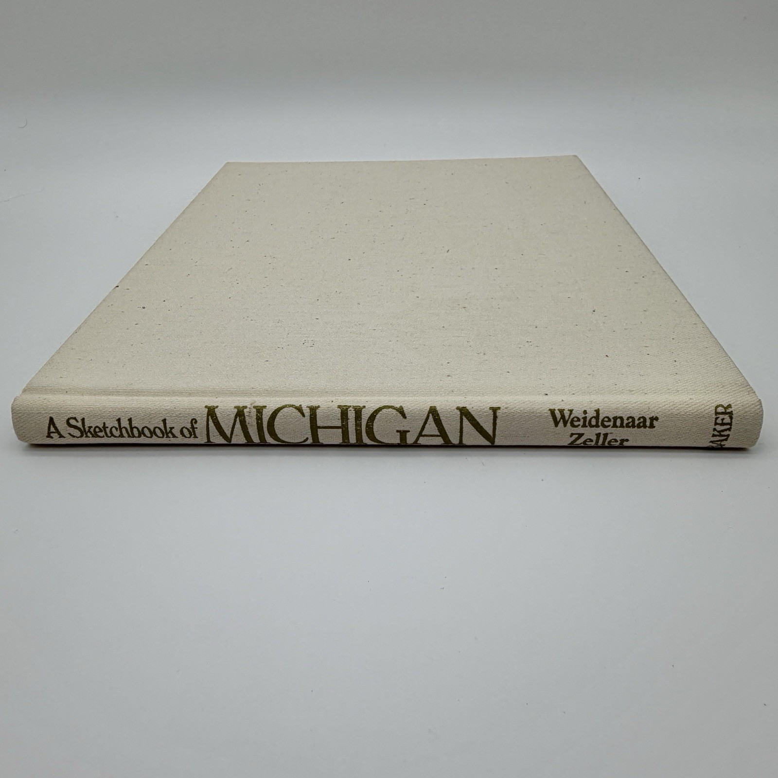 A Sketchbook Of Michigan Reynold H. Weidenaar-Signed-1980 Baker Book House /cb