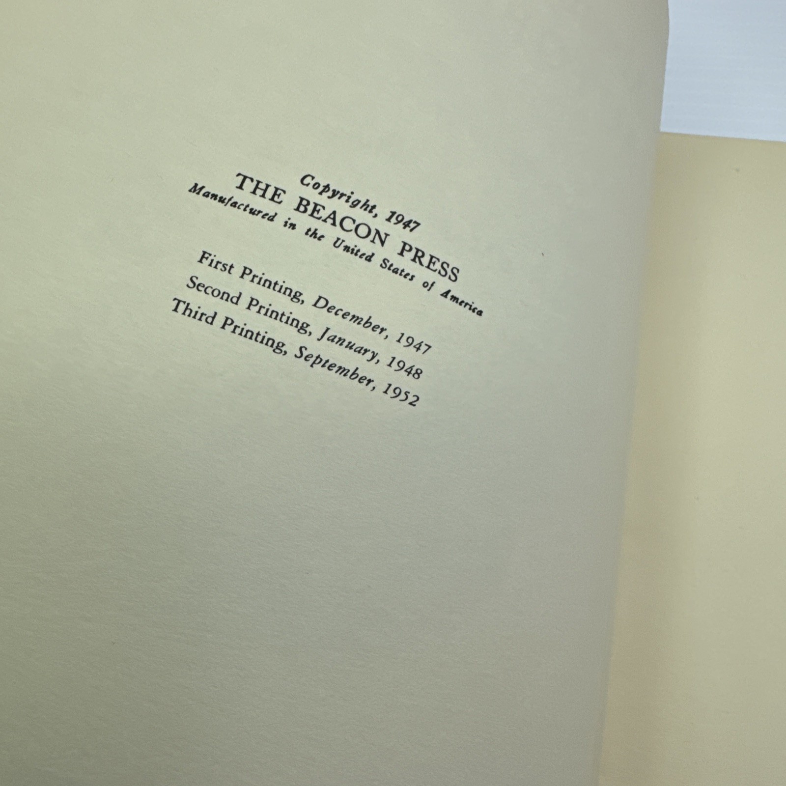 Abraham Lincoln’s Autobiography Robert Dale Richardson 1952 HC Beacon Press