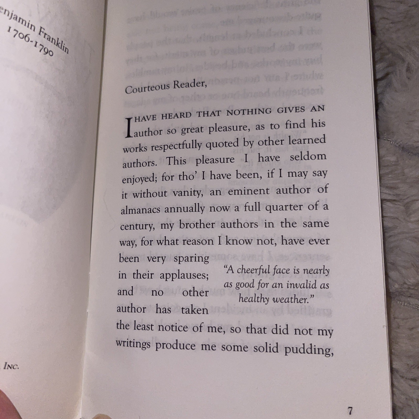 The Way To Wealth by Benjamin Franklin