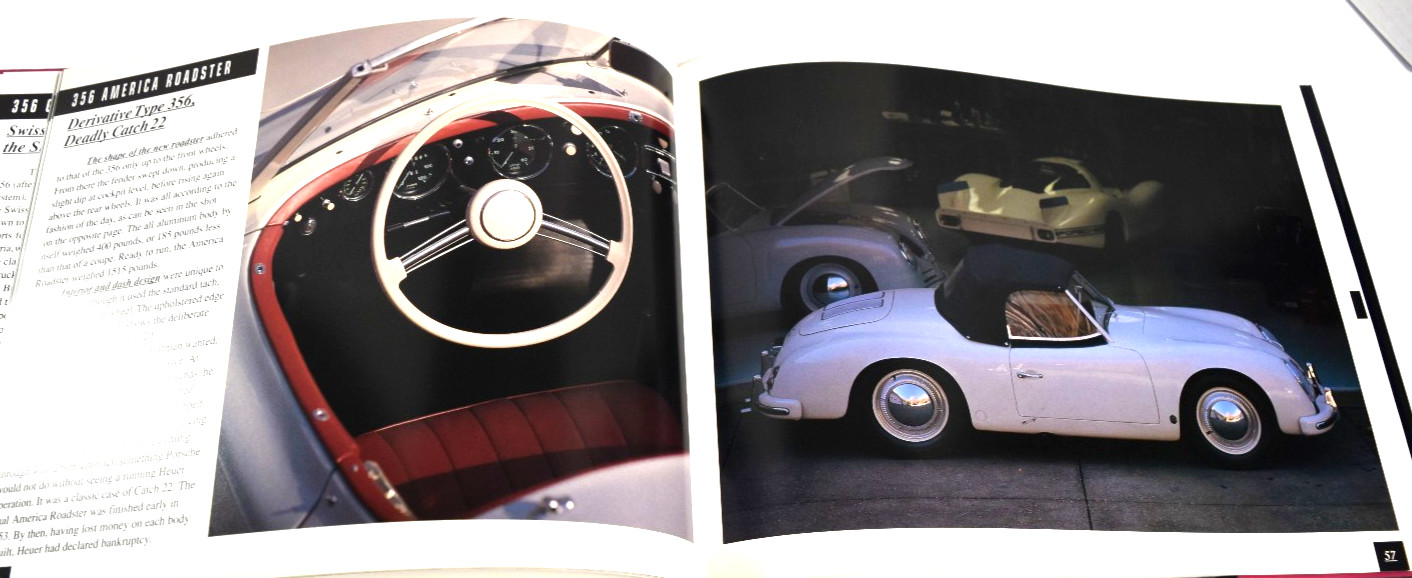 VINTAGE- Porsche 356 & 550 A Pictorial History by Henry Rasmussen *LIKE NEW*