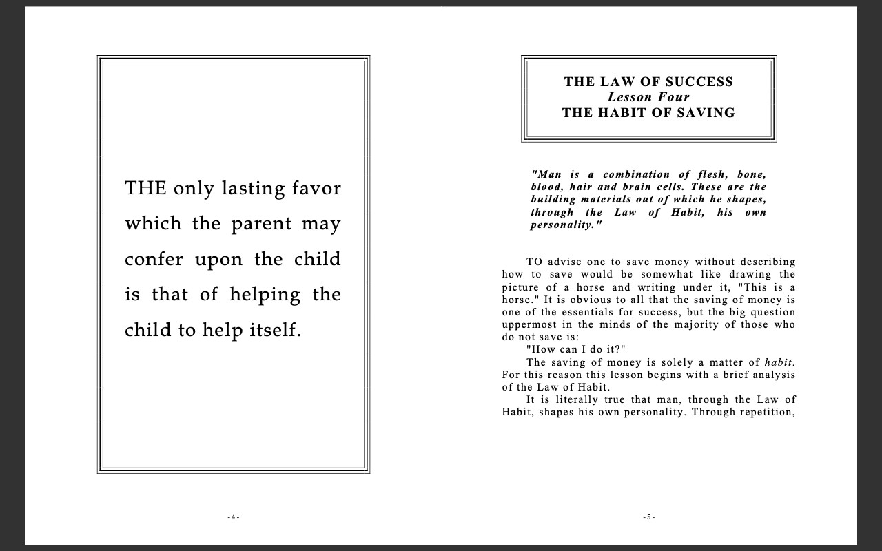 The Law of Success in Sixteen Lessons By Napoleon Hill – PDF eBook on CD-ROM