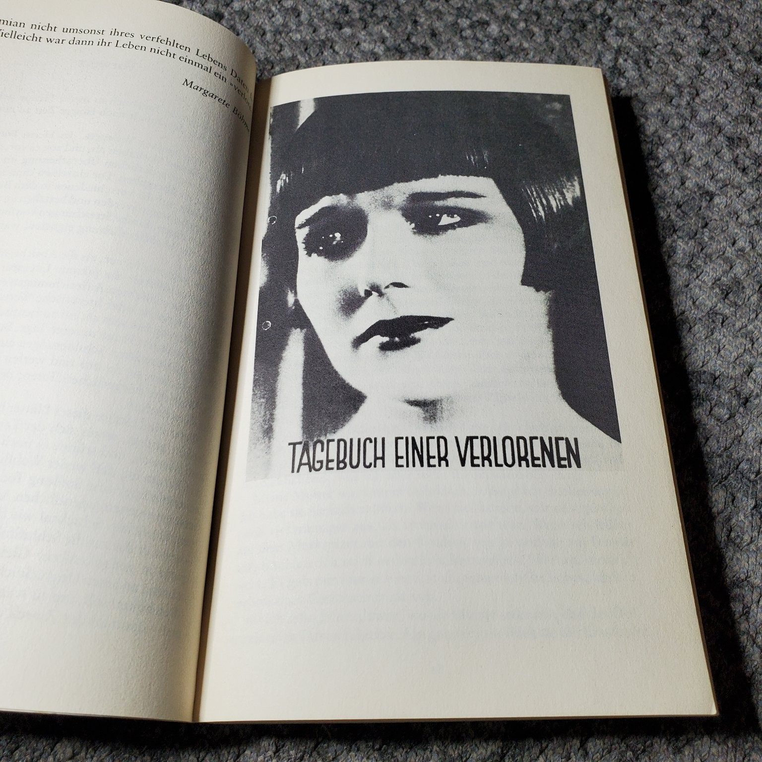 Tagebuch einer Verlorenen Margarete Böhme 1989 German Suhrkamp Taschenbuch