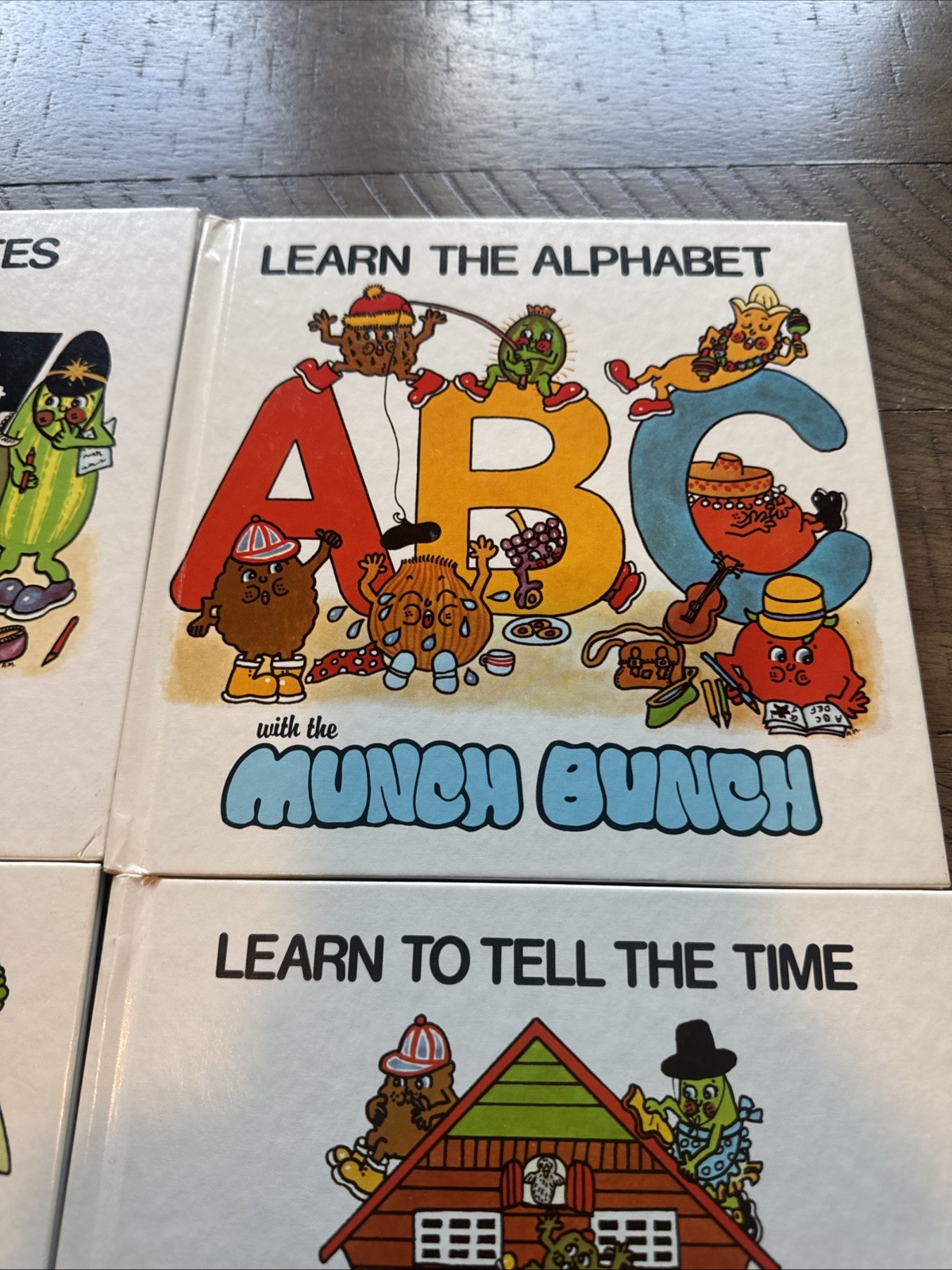 Lot of 5 Munch Bunch Books Giles Reed 1981 HC Opposites Counting Vintage